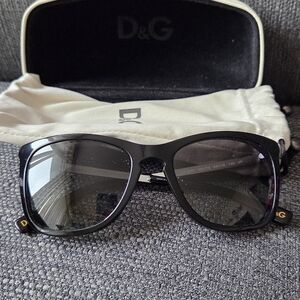 D&G Black Oversized Sunglasses